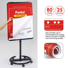 foska new item 80gsm flip chart paper pad