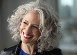 Bright Hair Styles Grey Hair Inspiration Grey Curly Hair