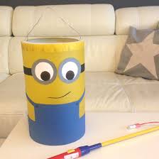 D I Y Idee Minion Laterne Druckvorlage