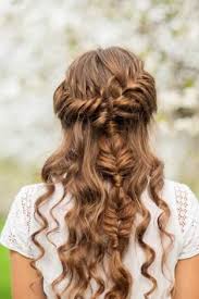 French Fishtail Braid Long Curly Hair Boho Indie Medieval Hairstyles Hair Hacks Hair Styles