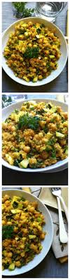 Zucchini Chickpea Quinoa Salad A Cedar Spoon Cooking Recipes Whole Food Recipes Vegetarian Recipes