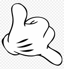 Find Hd Mickey Shaka Image Shaka Mickey Mouse Hand Hd Png Download To Search And Download Mor Mickey Mouse Png Collage Illustration Mickey Mouse Silhouette