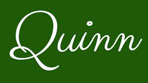 Learn How To Sign The Name Quinn Stylishly In Cursive Writing Youtube