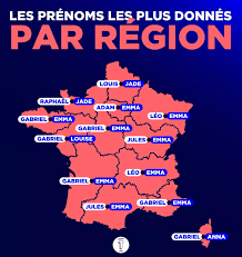 Pr?noms les plus donn?s en france. Les Prenoms Les Plus Utilises En France Francais Fantastique