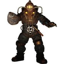 Bioshock 2 Big Daddy Neca Bioshock 2 Action Figure Big Daddy Prototype Subject Delta More Info Could Be Found At The Image Url Bioshock Bioshock 2 Big Daddy
