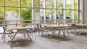 Brass color metal glass stand table. Inspiration Gallery For Contemporary Office Design Ideas Coalesse Germany