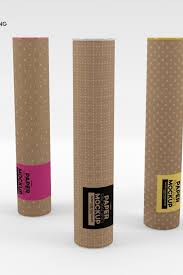Download Paper Tube Packaging Mockup