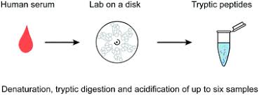 Cvhb ic x hdmcdgh^ defza^a, `v` vedac^hr shdh. Tryptic Digestion Of Human Serum For Proteomic Mass Spectrometry Automated By Centrifugal Microfluidics Lab On A Chip Rsc Publishing
