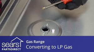 converting a gas range to operate on lp gas