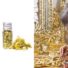 4.5 out of 5 stars. Bottled Gold Foil Paper New Multifunctional Decorative Decal Home Food Decorative Art Craft Paper Gold Leaf Leaves Sheets For Cake Chocolate Fake Nail Tips Diy Buy Online In Angola At Angola Desertcart Com Productid