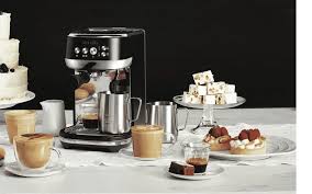 Breville barista express espresso machine | sur la table. Breville Bes500btr4jan1 Bambino Plus Espresso Machine Black Truffle At The Good Guys