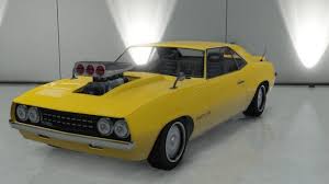Yellow Declasse Vigero In Garage Gta 5 Cars Gta Cars Gta 5 Gta