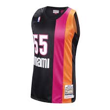 The miami heat revealed their vice versa jerseys on wednesday, writing the look is fit for the future. the vice city edition jerseys are blue and pink the team's website explains the meaning behind the jersey, saying, in 2017, vice was born: Jason Williams Mitchell Ness Miami Floridians Nba Authentic Hardwood Miami Heat Store