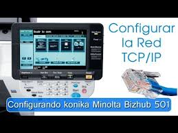 For details, refer to here. Configurando Konika Minolta 501 Bizhub En Red Tcp Ip Youtube