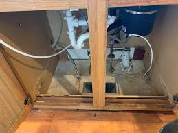 under kitchen sink cabinet floor