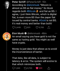 Born june 28, 1971) is a business magnate, industrial designer, and engineer. Goldbug Peter Schiff Just Got Lectured By Elon Musk About Bitcoin Cryptocurrency