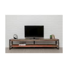 As popsugar editors, we independently select and write about stuff we love and think you'll like too. Low Tv 2 Industrial Trays 200 Cm Noah Massive Teak Recycled And Metal Stand