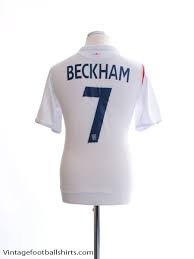 Defeats at the hands of russia and croatia meant that england missed the euro 2008 finals in switzerland/austria and led to the departure of steve mclaren. 2005 07 England Home Shirt Beckham 7 Y For Sale