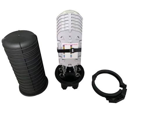 Factory Supply Black Dome 48 Core Fiber Optic Splice Closure Joint Box