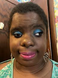 Full-face makeup with nars foundation and terry lipstick