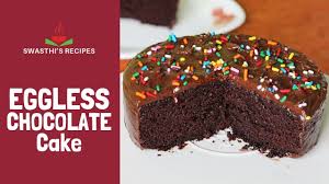 Where can i get eggless cake near me. Eggless Chocolate Cake Recipe Swasthi S Recipes