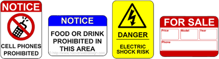 Verify the proper bleed, trim, and safety lines to avoid proofing delays and printing errors. Free Printable Signs For Business Office School And Personal Signage
