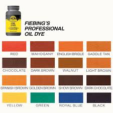 fiebings prof oil leather dye