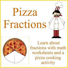 Pizza Fractions Math And Cooking Activity Kids Cooking Lessons Cooking Lessons Pizza Fractions