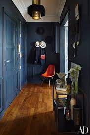 Right now, our favorite way to add color and contrast to a bathroom is by incorporating elements of navy blue—whether that's an opaque coat of paint, a printed wallpaper, a. 8 Dark Blue Hallway Ideas Blue Hallway Hallway Decorating Interior Design