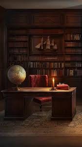 Home furnishings, accessories and gifts at affordable prices. A Gentleman S Study Vintage Gentlemen A Gentleman S Study All We Have To Decide Is What To Do Home Library Design Home Office Decor Home Office Design