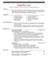 Best Human Resources Manager Resume Example Livecareer