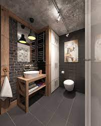 The industrial design philosophy began in new york in the 1950s and swiftly made its way to the home kitch en. Industrial Bathroom Decor Wild Country Fine Arts