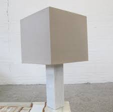 Antique floor lamp inspired of classic torchiere. Vintage Marble Table Lamp 70s 157291