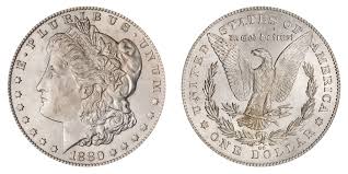 1880 Cc Morgan Silver Dollar Reverse Of 1878 8 Over 79