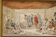 Colonial Houses with Indian Habits. Image 1 This image is of a Palladian House in a Park-like landscape in Delhi with carriages and outriders approaching its main porch. Probably a house of