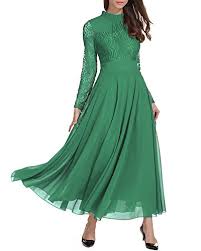 Stradivarius ladies pink floral v neck floaty summer lined maxi dress size m. Roiii Womens Formal Floral Lace Chiffon Long Sleeve Ruched Neck Long Dress Evening Cocktail Party Maxi Dress Clothing Shoes Jewelry Dresses