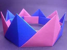 How To Make A Paper Crown I Diy Color Paper Made I Easy Tutorial Easy Craft Jimena Diy Journal Paper Crowns Paper Crafts Diy Paper Hat Diy