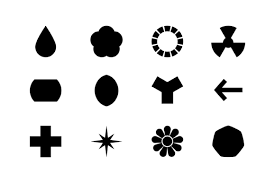 Download 12 Basic Shapes Silhouette Graphic By Handriwork Creative Fabrica PSD Mockup Templates