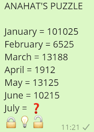Image result for maths puzzle whatsapp