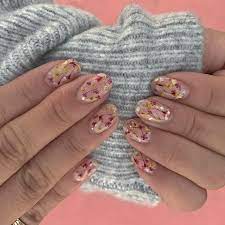 Dried Flower Nails Popsugar Beauty