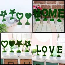 Selain memperindah ruangan, hiasan bunga di ruang tamu akan membuat udara menjadi. Buy Ready Hot Item 4 In 1 Hiasan Dalaman Love Shape Home Dekorasi Meja Tumbuhan Hijau Deco Ruang Tamu Living Room Seetracker Malaysia