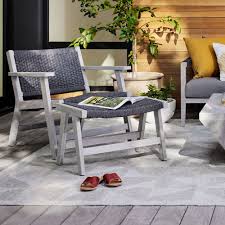 Shop our outdoor collections and bring indoor elegance to outdoor spaces. Woven Rope Teak Outdoor Chair Charcoal