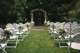 Cambria Pines Lodge Wedding Ruffled Lodge Wedding Wedding Deco Garden Weddings Ceremony