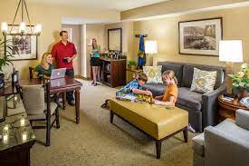 Bedroom with one king or two queen beds and a second. Lodging Suite Descriptions Lake Tahoe Resort Hotel
