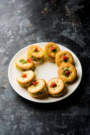 Biscuit Chat Or Sandwich Is A Starter Recipe From India In 2020 Starters Recipes Recipes India Food