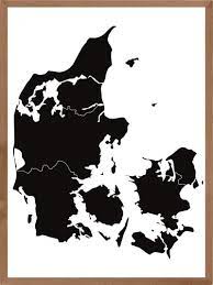 Køb danmarkskortet som plakat eller skriveunderlag. Danmarkskort Plakat Kob By Plakater Fra Kun 29 Kr