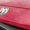 Recently, the paint on the front of the car has started peeling off. 1