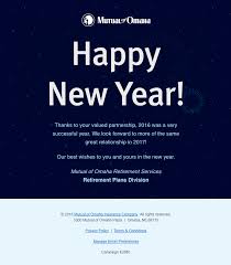 Mutual Of Omaha Insurance Sent This Email With The Subject Line Smiles Davis Happy New Year From Email Marketing Examples B2b Email Marketing Happy New Year