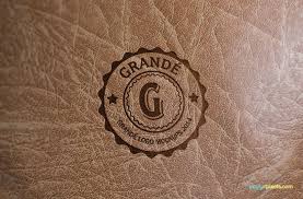 Photorealistic Leather Logo Mockups 5 Mock Ups Zippypixels Logo Mockup Embossed Silver Unique Logo