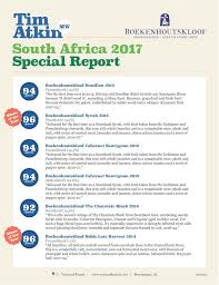 Boekenhoutskloof Wines Tim Atkin Special Report 2017 Semillon Organic Wine Wines